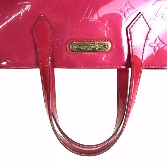 Louis Vuitton Wilshire handbag bag Vernis Pink - Picture 3 of 13